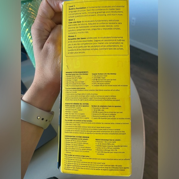 RosettaStone - Spanish level 1 version 4 - Picture 3 of 3